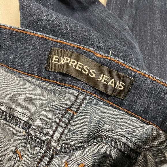 Express -  MidRise Jeans - Dark Blue - Size 6 - Picture 4 of 5